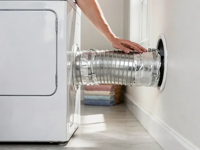 Professional dryer vent hose installation by Yorba Linda Dryer Vent Cleaning in Yorba Linda