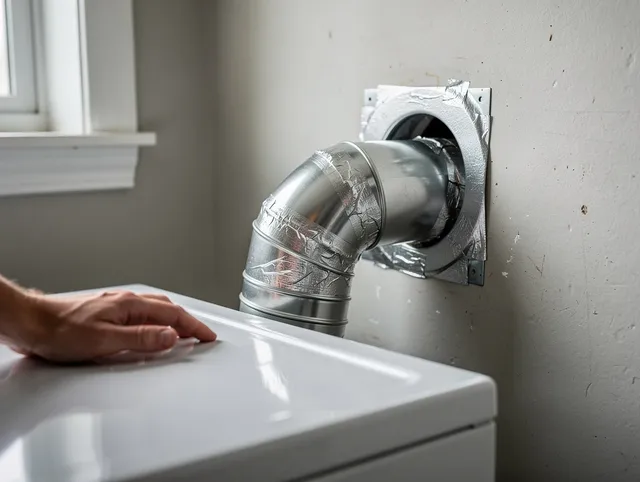 Yorba Linda Dryer Vent Cleaning expert performing professional dryer vent repair and installation in Yorba Linda