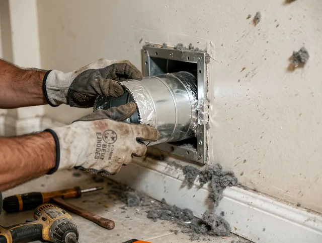 Professional dryer vent repair and installation by Yorba Linda Dryer Vent Cleaning in Yorba Linda